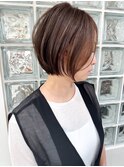 ミルクティーベージュダブルカラーハイライトバレイヤージュ