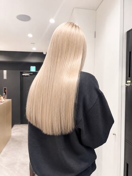 ミキサ フレア(MIXSA FLARE)の写真/話題の【Olaplexトリートメント】で髪質改善★ブリーチで傷んだ髪も美しく!ハイトーンでも美髪は作れる♪