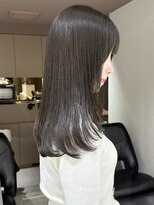 マイル 渋谷(mile) グレージュ/透明感カラー/レイヤーカット/髪質改善/顔周り/渋谷