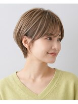 ヘアー リラックス 風香(HAIR RELAX) 【斜め流し前髪×ひし形ショートボブ】明るめの白髪染め・太白区