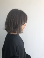 ヘアメイク オブジェ(hair make objet) スペシャルハイライトな切りっぱなしボブ