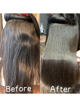 ロアナ 六本木(LOANA ROPPONGI) 縮毛矯正トリートメントBefore→After