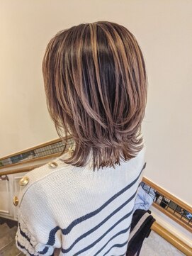 ボアップ 新居浜店(boappu) #バレイヤージュ #カラー #外国人風 #新居浜