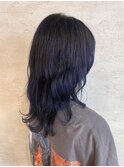 愛されミディ×ラベンダーブルー