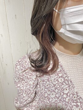 ラ ブランシュ 大宮(La Blanche) ボブ/カーキグレージュ/大人かわいい/フェザーバング/大宮