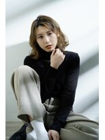 セシルビー 等々力店(SECILB) 無造作パーマで大人ボブ