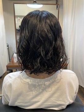 アオゾラヘアー フジサキグウ(AOZORA HAIR FUJISAKIGU) ゆるふわパーマ