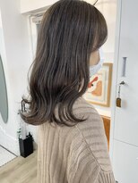 イコ 表参道原宿(ico)&nbsp;オリーブグレージュ イルミナカラー ブリーチなし