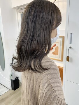 イコ 表参道原宿(ico) オリーブグレージュ イルミナカラー ブリーチなし