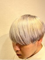 エイム ヘア デザイン 町田店(eim hair design) ホワイトパール×マッシュ