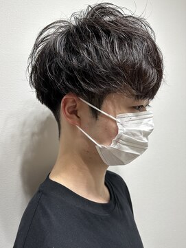 ニアウ 太田店(Niau) メンズカットマッシュツイストスパイラルパーマスパイラルパーマ