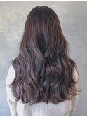 グレージュロング_グレージュカラーボブウルフ_ba423351