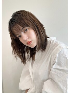 レミエ ダイカンヤマ(lemiie) ストレートヘア☆ベージュカラー
