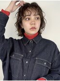 【三ツ井純】レイヤーボブ ウェーブスタイルパーマ風 コテ巻き
