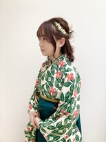 シアー(sheer) 《sheer /氏家》＃ロープ編み＃ハーフアップスタイル＃卒業式