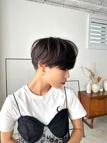 ラフィス ヘアー リノ 三宮店(La fith hair lino) 【La fith】マッシュショート×シアーブラック