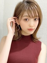 シルクレイ 新宿店(Silk-lei) イメチェン薄めバング大人可愛いくびれヘア新宿 20代30代春ヘア