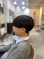 ソイクフ 四条大宮店(SOY-KUFU)&nbsp;【soy-kufu】MEN'S HAIRアッシュブラックマッシュヘア