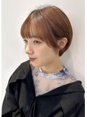 小顔ナチュラルショート20代30代40代くびレイヤーショート