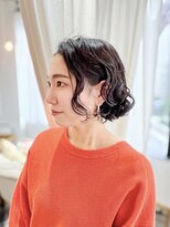ウミネコ美容室 センター南店(Umineko美容室) 外はねボブガール