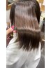 B【藤本・山本限定】髪質改善トリートメント+ケアカラー+シャンプーカット