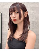 リリー(Lilley)&nbsp;【lilley 稲永麻衣】ロングヘア+レイヤーカット+韓国ヘア