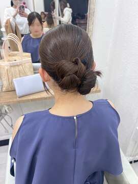 プティクローシェ バイ クオーレ(petite cloche by CUORE) カチモリヘア 結婚式ヘア