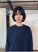 メンズボブウルフメンズミディアムレイヤーカットメンズウルフ