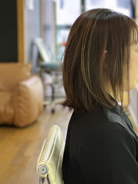 トランクサロンカッパード 大人外ハネボブ＋白髪ぼかし＋生コラーゲンTR