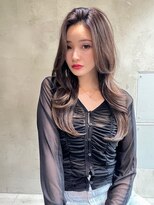 【ARTE表参道/青山】韓国風顔まわりレイヤー×ベージュカラー