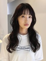 アリーズ シブヤ(ALLYS shibuya) 顔周りレイヤー/似合わせ/ナチュラルブラック