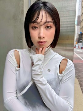 ミンクス 原宿店(MINX) 【MINX】くびれヘア＋くすみベージュハイライトカラー_表参道