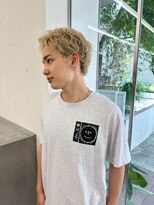 ヒュー 広島(HEW)&nbsp;スパイキーショート/金髪短髪/ツーブロック/刈り上げ/Y2K