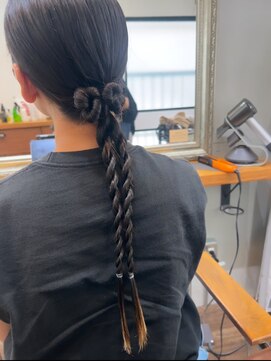 コンパス(COMPASS) ねじり編みアレンジ