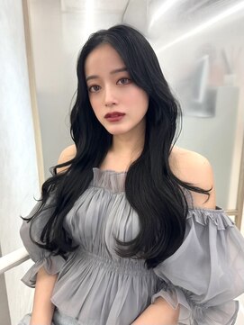 エジョン 三鷹店(Aejon) センターパート くびれ巻き 韓国ヘア