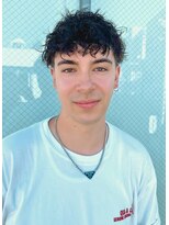 ジジバイワースホワイル(jiji by WORTH WHILE)&nbsp;外国人風パーマウルフカルマパーマベリーショートダークアッシュ