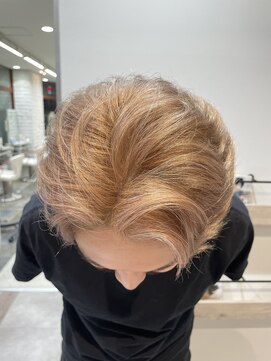 アース 福岡天神赤坂店(HAIR & MAKE EARTH) メンズ/ウルフ/ブリーチカラー/20代/メンズカット