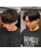 【NINA指名限定】シャドウパーマorカルマパーマ＋カット＋ムコタ４STEPトリ￥11400