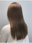 30代40代髪質改善トリートメント艶髪ストレートモカブラウン