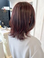 キャアリー(Caary)&nbsp;福山人気20代30代40代チェリーブラウンくびれミディブリーチなし