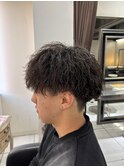 ツイストスパイラルパーマ ツイストパーマ メンズパーマ 眉毛