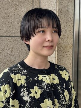 ゴーズゴー 吉祥寺(e)店(go s go) 丸みショートボブ/レイヤーショートボブ/顔まわりレイヤーボブ