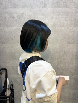 ブレイブ ヘアデザイン(BRaeVE hair design) ターコイズボブ