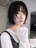 【REN指名限定】ボブ/ミニボブカット＋透明感カラー＋トリートメント