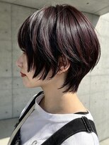 ボコカ(bococa)&nbsp;【macana指名】ウルフショートボブボルドー暖色ピンクブラウン