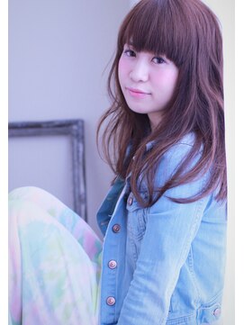 リッシュ(Hair&Eyelash Riche) 自然体ウェーブ/ピンクブラウン/ピンクベージュ/レイヤーカット