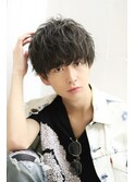 大人気！束感ショート！【フリーハードマッシュ】2ブロック