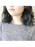 ターコイズのインナーカラー