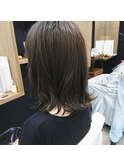 外ハネミディアムボブ