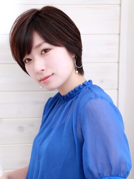 オーシャン(Ocean) [OCEAN Hair&Life藤原純] シンプルショート×ダークカラー☆